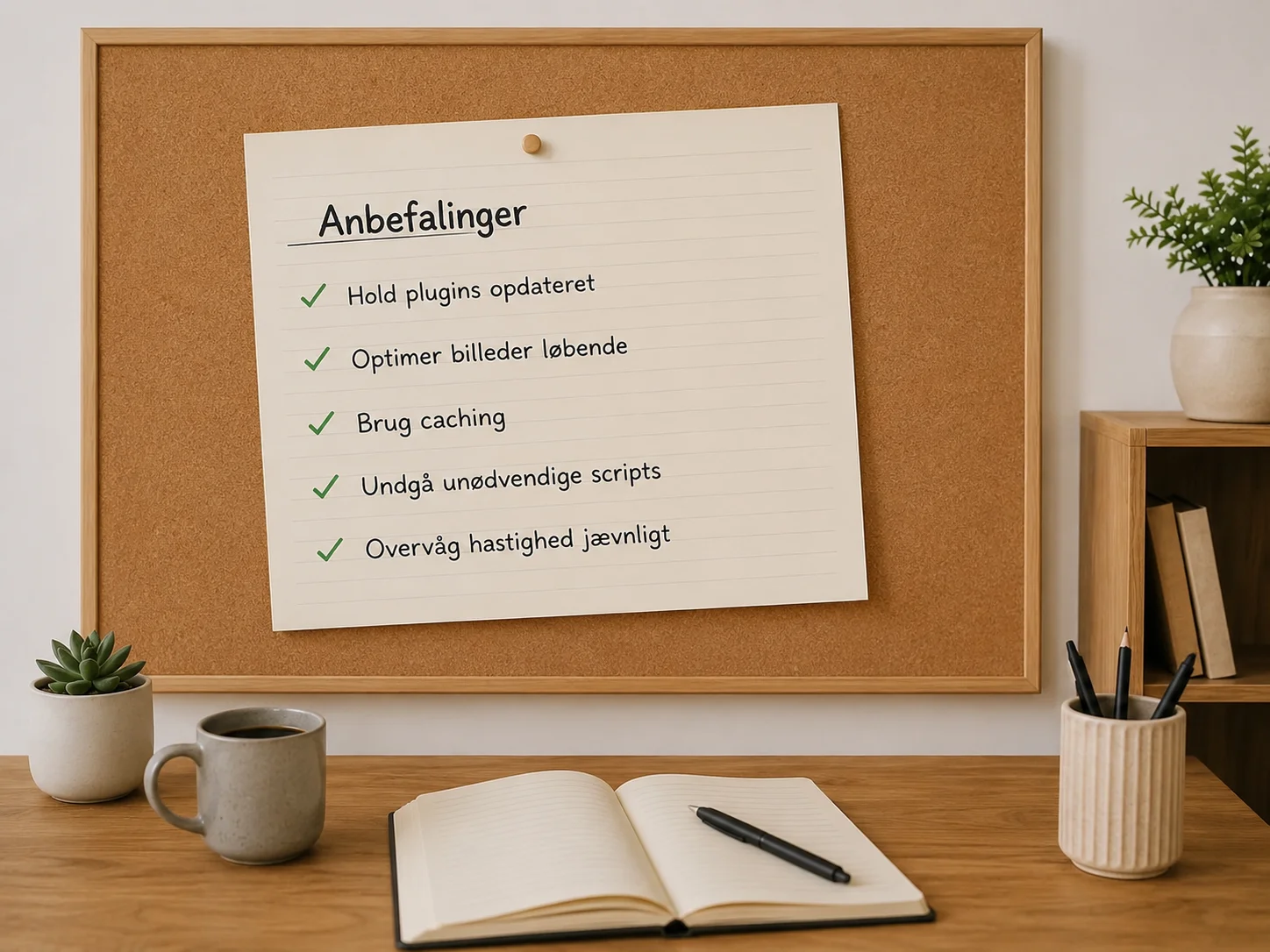 Hastighedsoptimering anbefalinger